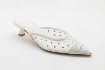 Custom Rhinestone Casual Low-Heeled Ladies Heels – OEM ODM Supplier