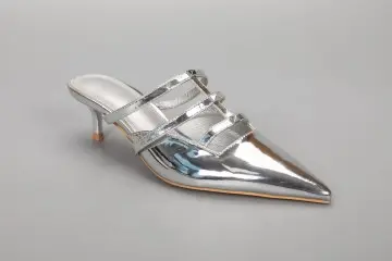 Custom Silver Classic Ladies Pumps Heels – Timeless Elegance with a Modern Metallic Twist