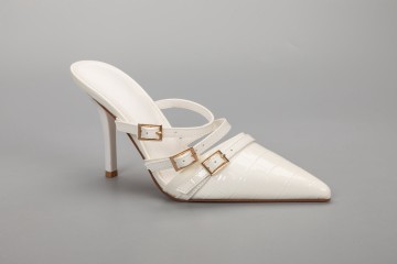 Custom White Casual Ladies Pumps Heels – Simple, Elegant, and Versatile for Everyday Wear