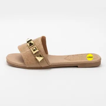 Custom Women’s Flat with Rivets