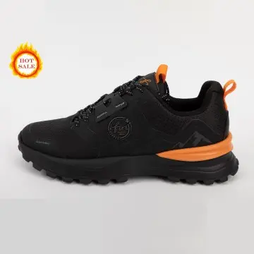 Custom LOGO All Black Fashion Low Top Men Hiking Shoes