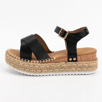 Ladies Sandals with Yute Bonding